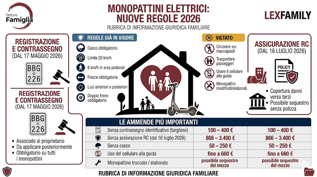 Monopattini Elettrici - Le Nuove Regole 2026