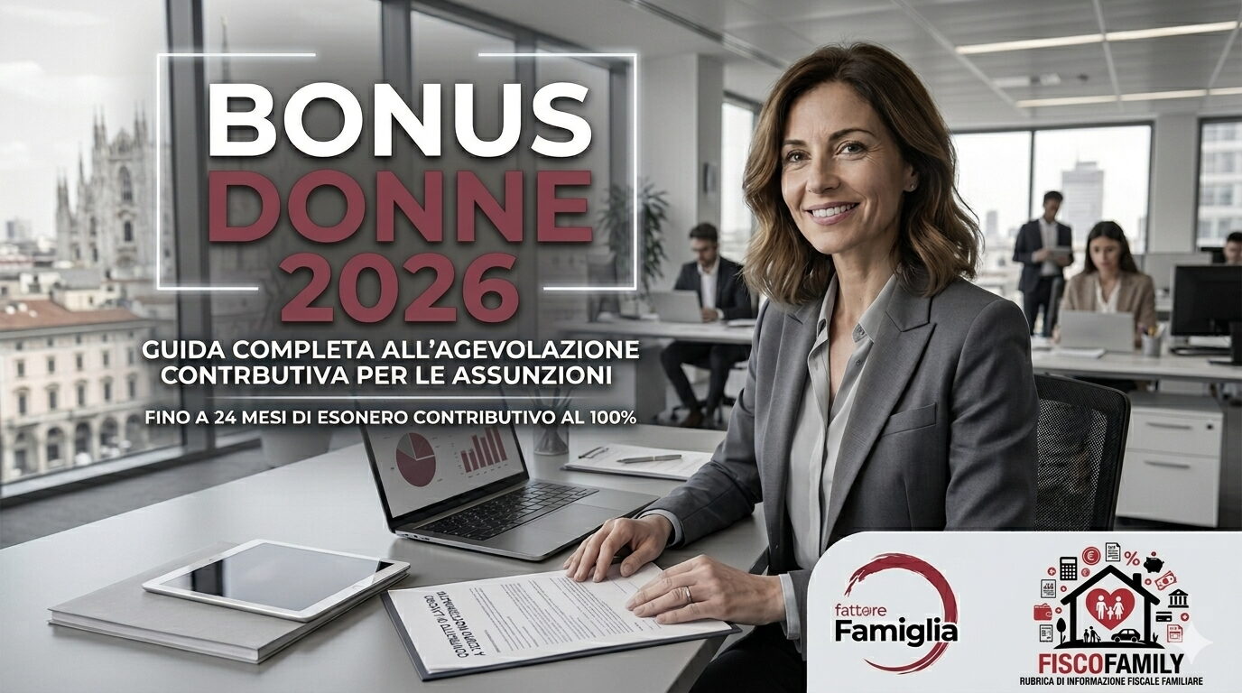 Bonus Donne 2026: al via le domande per l'esonero contributivo al 100%