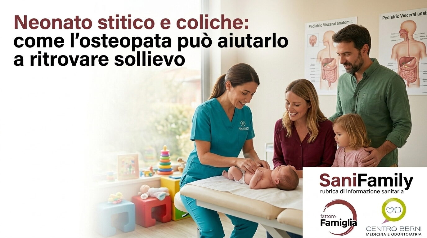Neonato stitico e coliche: come l'osteopata può aiutarlo a ritrovare sollievo