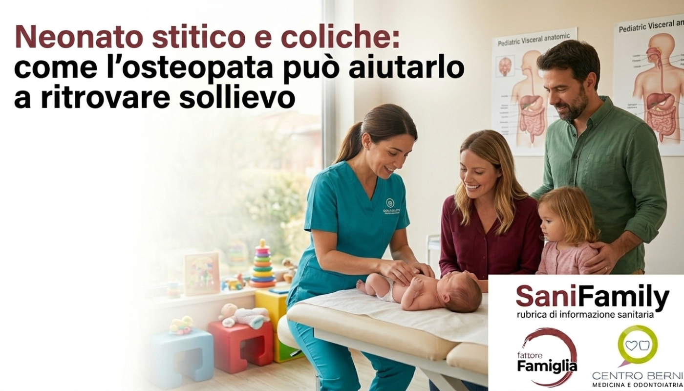 Neonato stitico e coliche: come l'osteopata può aiutarlo a ritrovare sollievo
