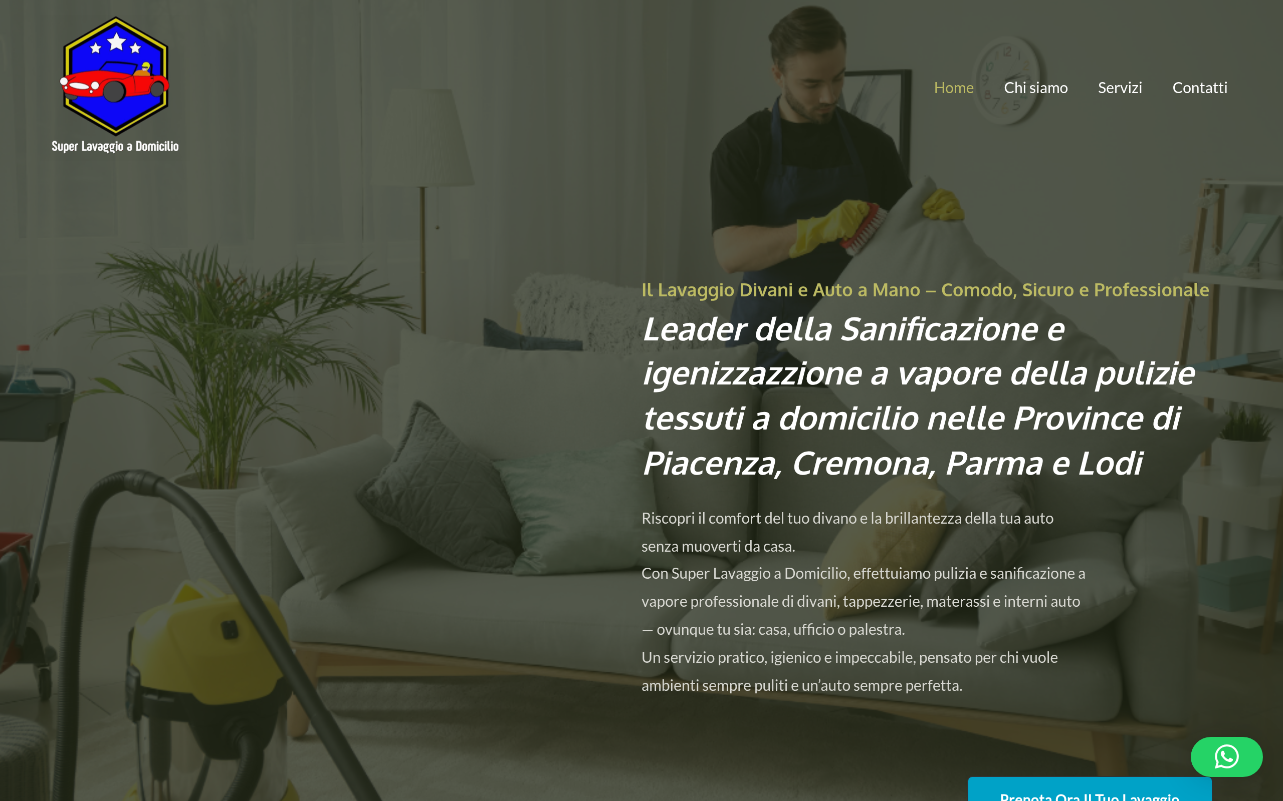 Screenshot sito